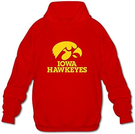 Ncaa Iowa Hawkeyes Long Sleeve Men's Hoodies Sweatshirt Red Size L By Yisw