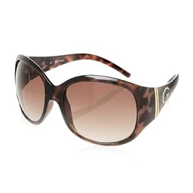 G by GUESS Plastic Large Round Sunglasses