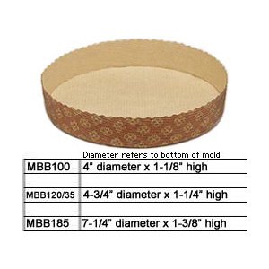 Novacart Tortina Mold - MBB185, Case of 600