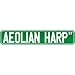 New  Aeolian Harp St .  Street Sign Instruments