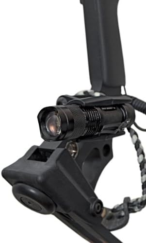 Hot Shot Tactical Red Light and Mount for Archery Bow, Matt Black