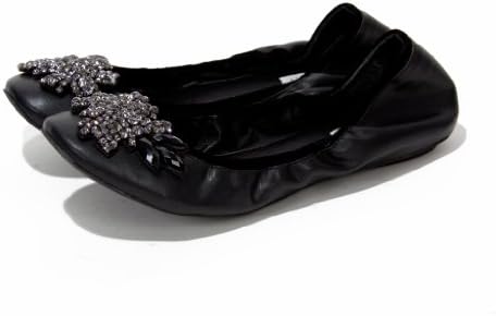 Flower-Brch Blck-Lthr size-6