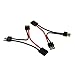OliYin 2pcs Traxxas 2-Male to 1-Female Series 3.93