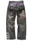 Blac Label Boys Printed Embroidered Jeans