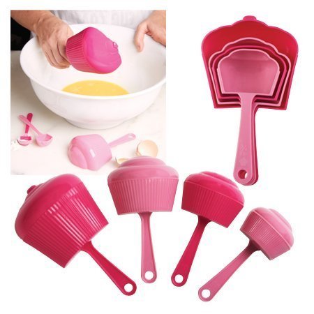 Dci Cupcake Measuring Cups, Set Of 4