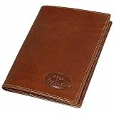 Robe di Firenze Brown Breast Coat Leather Wallet