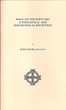 What did the poets see? : a theological and philosophical reflection