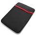 Trendy Reversable Black & Red Neoprene Notebook Laptop Sleeve Cover Case for 15.6 Inch Acer Asus Compaq Dell HP Samsung Sharp Toshiba Apple Macbook
