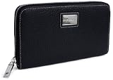 Dolce & Gabbana Black Pebbled Leather Long Zip Wallet BP0387-A1279-80999