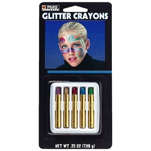 Glitter Makeup Crayons Child (One-Size)