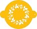 Designer Decorating Cake Stencil, Ring of Roses Pattern: 7.5