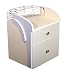 Maribel Accessory Cart - Cream/Gray