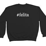 #felita - Hashtag Adult Men's Crewneck Sweatshirt, Black, Medium