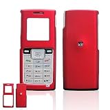 Samsung R210 Cell Phone Red Rubber Feel Protective Case Faceplate Cover