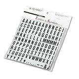 Quartet ML - Magnetic Characters, Magnetic, Black, 3/4h, 120/Set