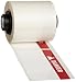 Brady PTL-37-483-DANGER 1.9" Height, 3" Width, B-483 Ultra Aggressive Polyester, Red On White Color TLS2200 And TLS PC Link Arc Flash Labels With Danger Header (100 Per Roll)
