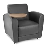 InterPlay Series Rolling Vinyl Chair with Right Tablet Arm