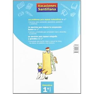 Vacaciónes Santillana, matemáticas, 1 Educación
