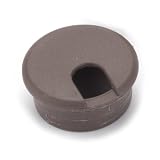 2-1 2 Cable Management Plastic Grommet, Brown, 1ea
