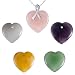 Interchangeable Awareness Ribbon Heart Pendant