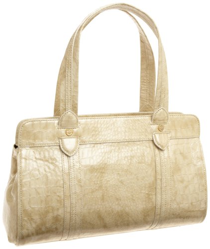 Click here to buy MONSAC Iris Croco Patent Handheld Bag by MONSAC.