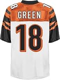 Cincinnati Bengals 18# Green White Jerseys Authentic Football Jersey Size 48-56 (Please Select the Size When You Order, Can Do Drop Shipping)