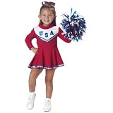 Red Toddler Cheerleader Costume