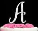 Letter A - Swarovski Crystal Monogram Wedding Cake Topper Letter
