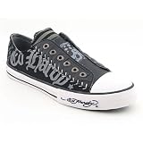 Ed Hardy 11FAC103M Academe Lowrise Sneakers Shoes Black