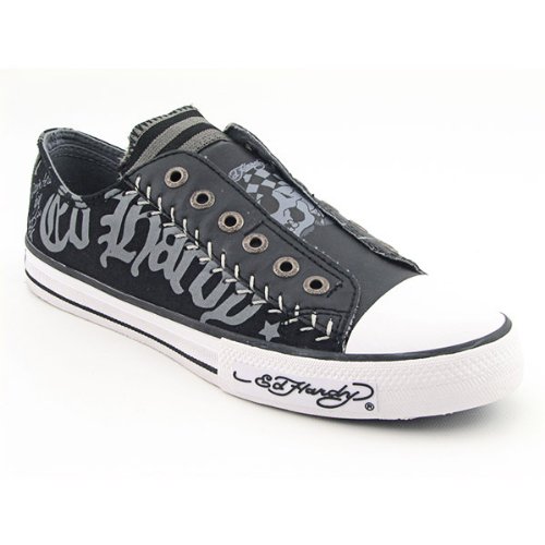 Ed Hardy 11FAC103M Academe Lowrise Sneakers Shoes Black