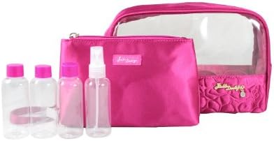 Royal Blossom 6 Pc Travel Set -- Several Color Options (Hot Pink)