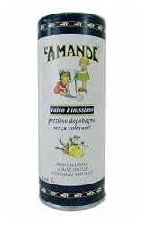 L'Amande Italian Finest Talcum Powder for Adults and Babies 150 Gr 5 Oz