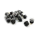 uxcell ロッカースイッチ　20個入 LED SPST 3ピン AC 250V/125V 6A/10A