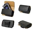 AUTHENTIC CELLET BLACK NOBLE LEATHER CASE POUCH for MOTOROLA RAZR V3 / V3i / V3m / V3xx / V3t / V3r / Samsung T809, T629, A707 SYNC, A900 / SANYO 6600 KATANA / KATANA 2, 6650 / LG VX8700 SHINE - CELLET RETAIL PACKAGING