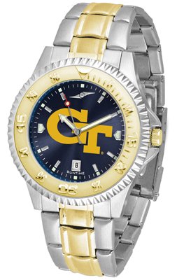 Georgia Tech Yellow Jackets NCAA Mens Two-Tone Anochrome Watch