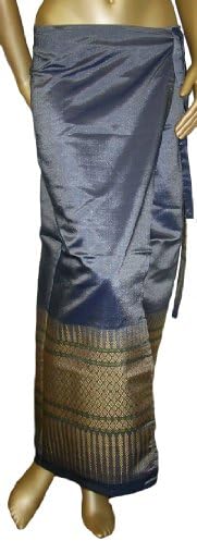 Womens 'Shades of India' Light Blue Sarong Wrap - One Size Fits All
