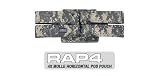 4x MOLLE Horizontal Pod Pouch (ACU) - paintball chest protector
