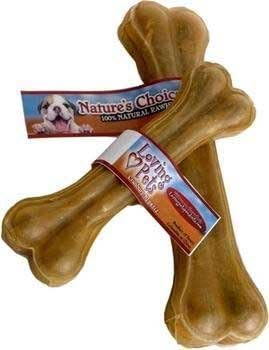 Loving Pet 12" Natural Pressed Bone 5Pc