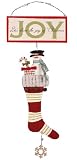 Sunset Vista Rusty Hinge Snowman, Door Sign, Joy Stocking, 21 - 1 / 2 - Inch - B002UUUY18