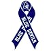 Duke Blue Devils Repositionable Ribbon Decal