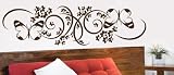WANDTATTOO CHINESE_BLUME_SCHMETTERLING WANDAUFKLEBER WANDSTICKER WALLPRINT (Größe 58 x 210 cm) Nr.114