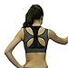 Zerlar Double Layer Seamless Sports Bra High Impact Racerback Yoga Sports Bra, Gray, Large