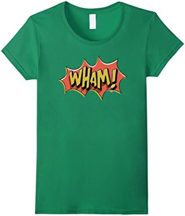 Women's WHAM! - Premium Super Hero Comic Shirts Large Kelly Green