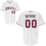Los Angeles Angels Authentic Majestic Home Baseball Jersey YOUR NAME and Number Laser Cut and Custom SEWN with AUTHENTIC TWILL