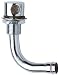Moeller 90 Degree Elbow Chrome Plated Brass Thru Hull Vent Accommodates (5/8