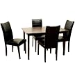 5-pc. Eveleen Dining Set - Black