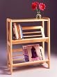 Bookshelf with Slanted Shelf in Beech Finish By Winsome Wood