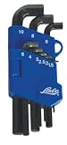 Lisle 42850 Short Head Fractional Hex Key Set