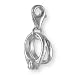 MELINA Charms Pendentif bague de mariage Argent 925