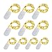 [10-Pack] LED String Lights, 3.5FT LED Moon Lights 20 Led Micro Lights On Silver Copper Wire (Batteries Include) for DIY Wedding Centerpiece, Table Decoration, Party (Warm White)